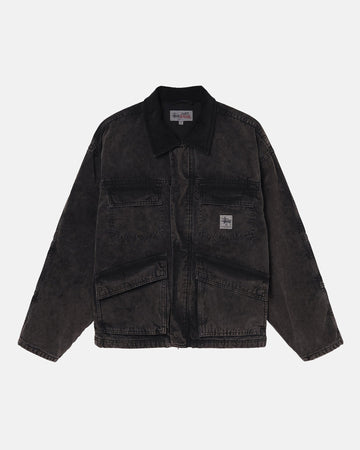 SHOP JACKET WASHED CANVAS