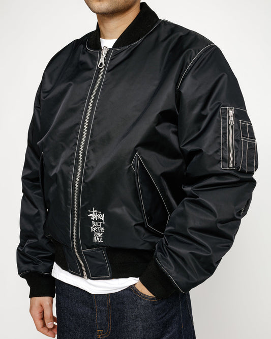 BUILT REVERSIBLE BOMBER JACKET