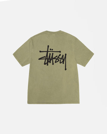 BASIC STÜSSY TEE PIGMENT DYED