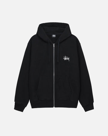 BASIC STÜSSY ZIP HOODIE