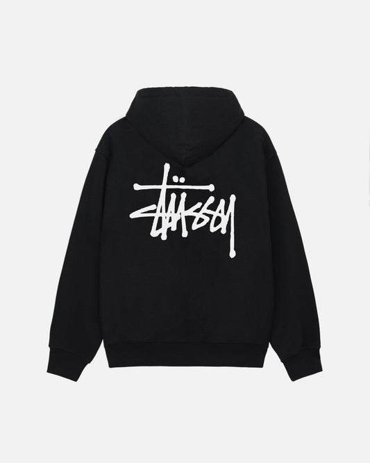 BASIC STÜSSY ZIP HOODIE