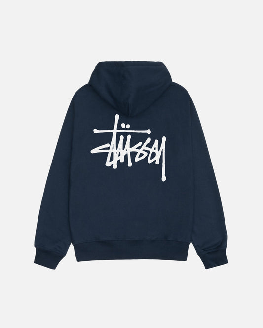 BASIC STÜSSY ZIP HOODIE