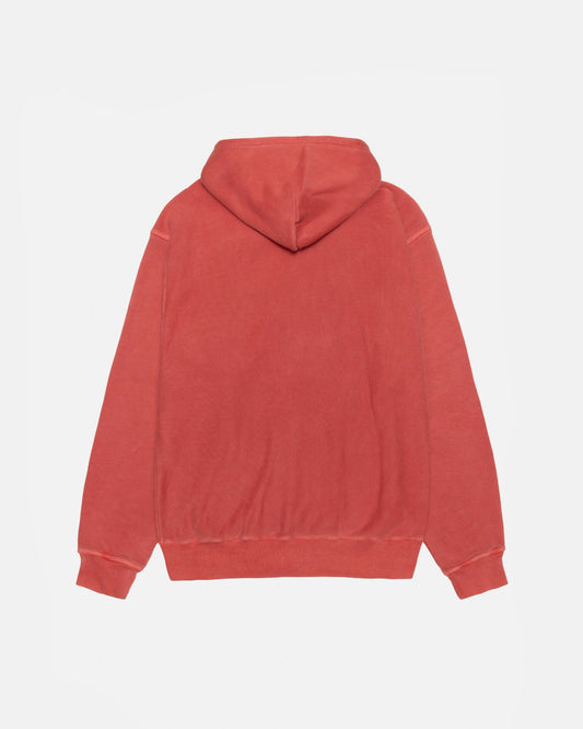 SMOOTH STOCK ZIP HOODIE PIGMENT DYED