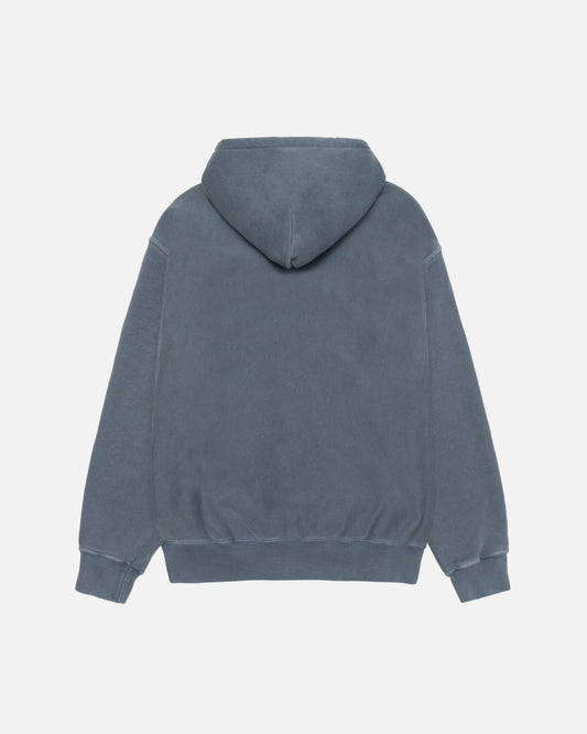 SMOOTH STOCK ZIP HOODIE PIGMENT DYED